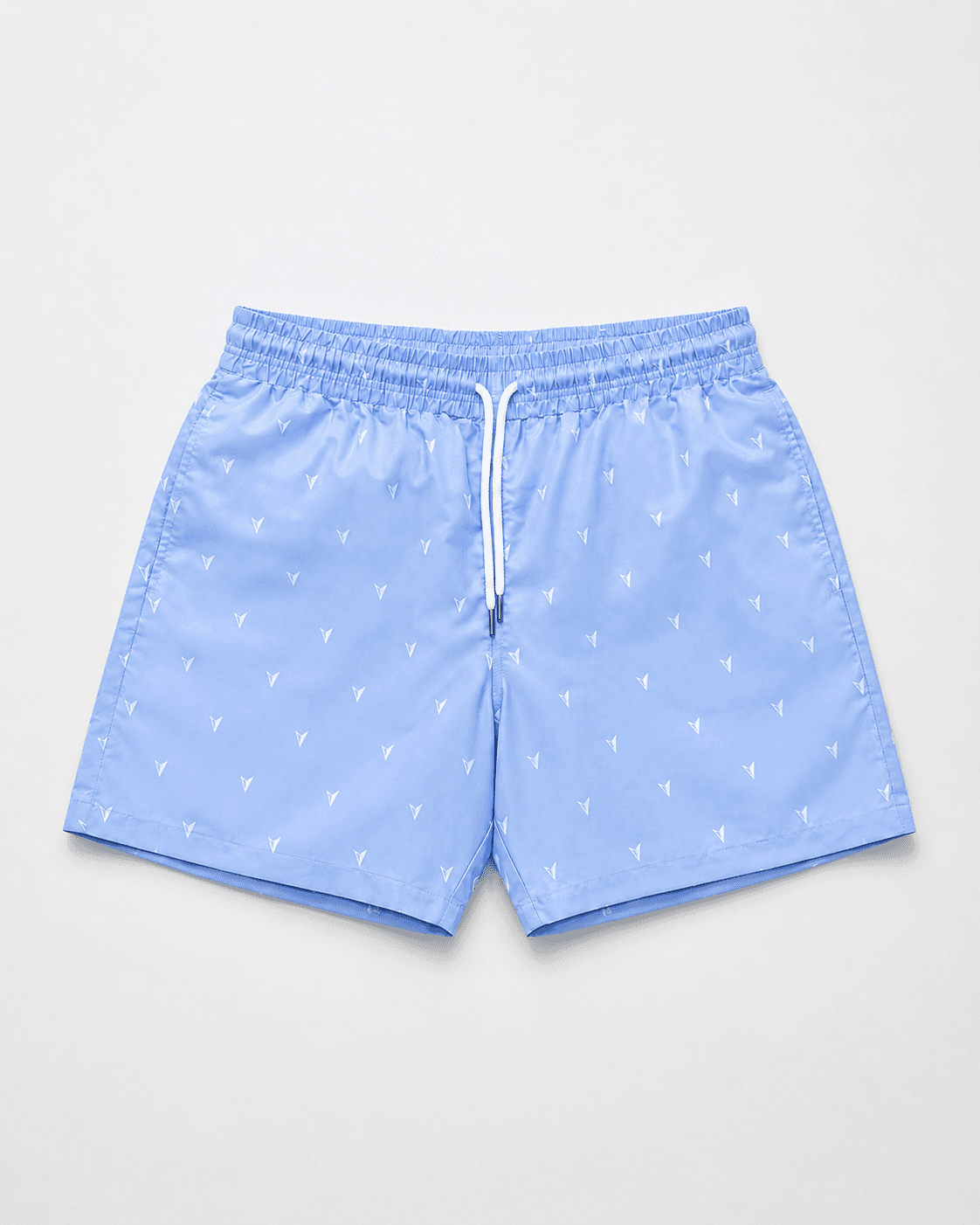 Blauwe custom zwembroek
