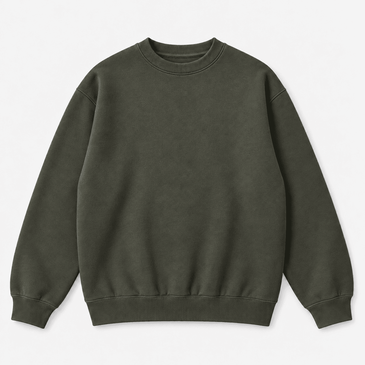 Blanke sweater in olijfgroen