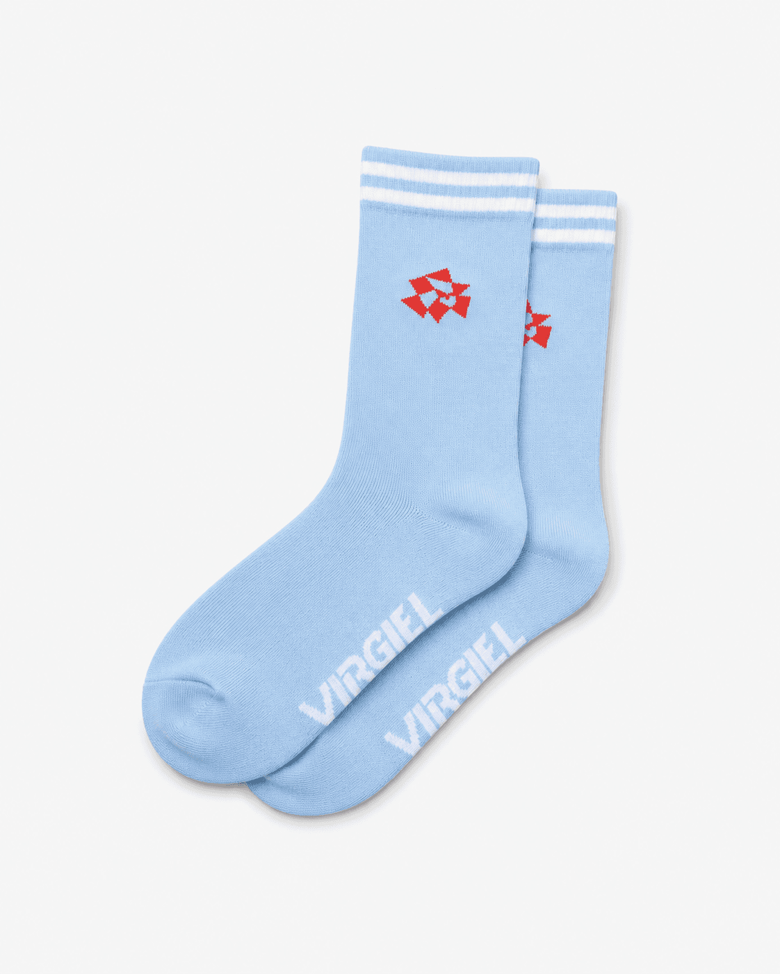 Custom blauwe sokken